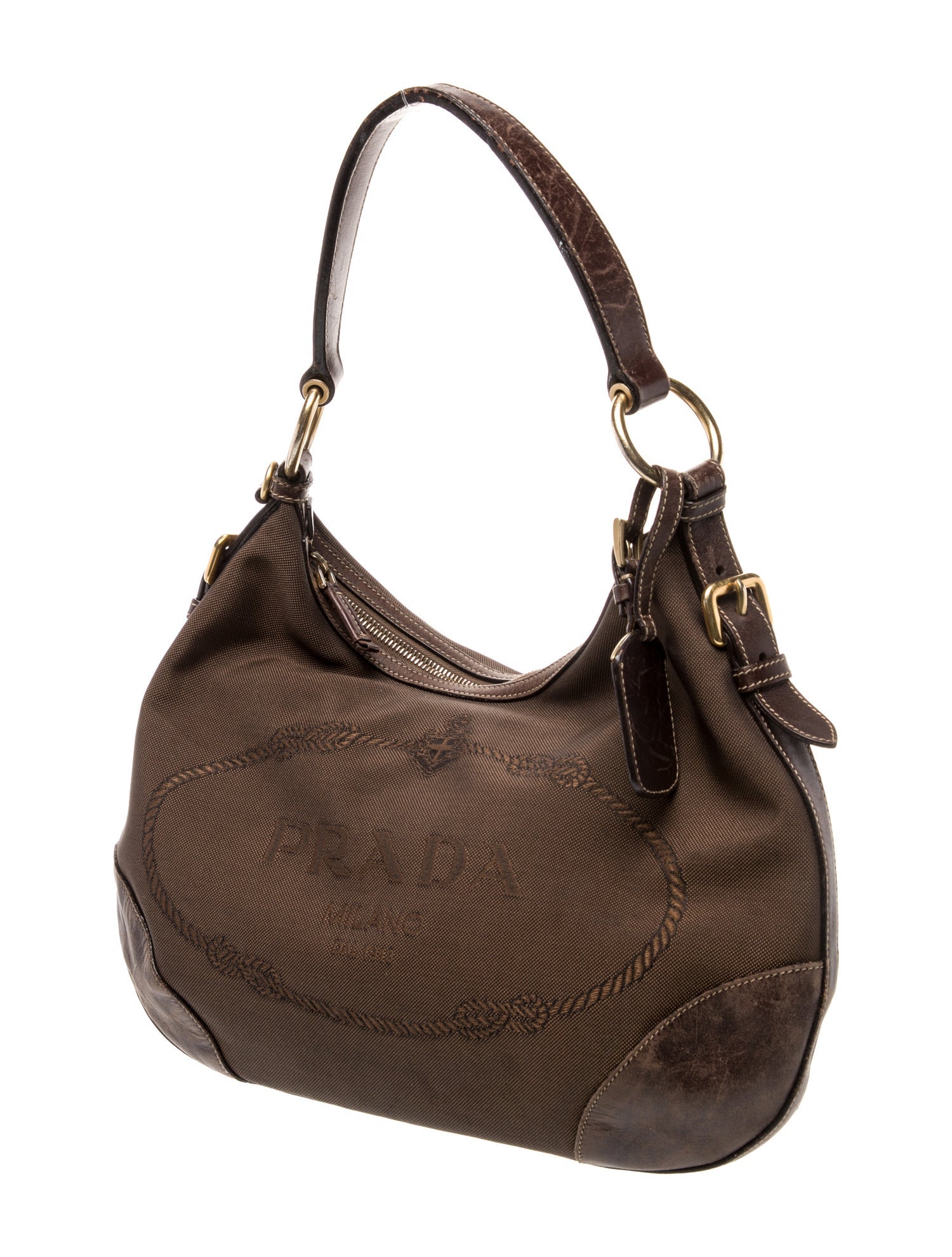 Prada Signature Shoulder Bag